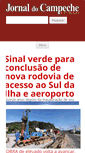 Mobile Screenshot of jornaldocampeche.com.br